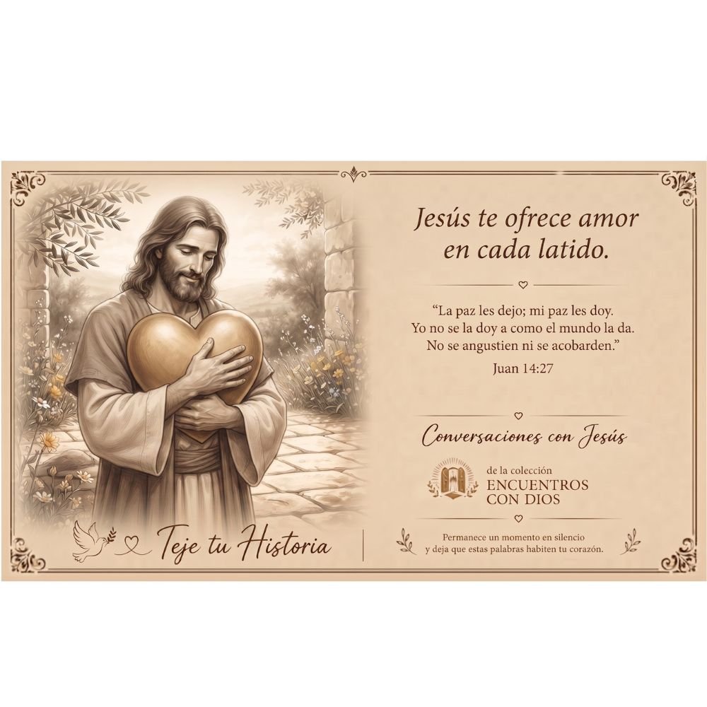 Jesús te ofrece amor en cada latido