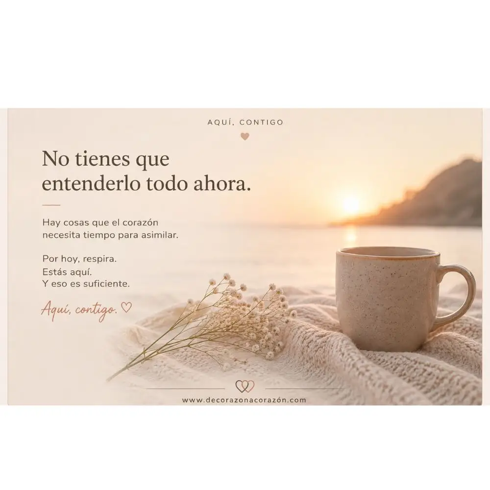 Tarjeta No 1. Para cuando todo acaba de suceder
