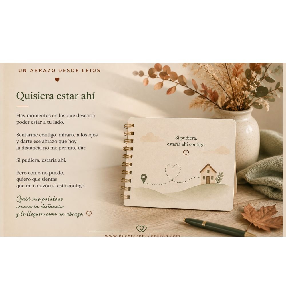 Tarjeta No 1. Para cuando quisiera estar ahí